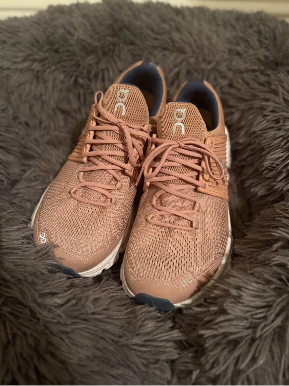 Women’s OnCloud Cloudtec Denim/Blush Running Sneakers Size 9.5